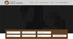 Desktop Screenshot of cliniquedentaireamelielessard.com